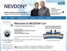 Tablet Screenshot of nevdon.com